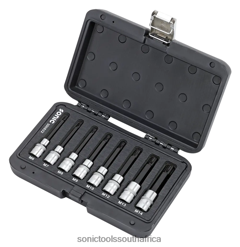 Classic ZA Sonic Bit Socket Ribe Set 1/2" 8Pcs Bmcs FBR4D286