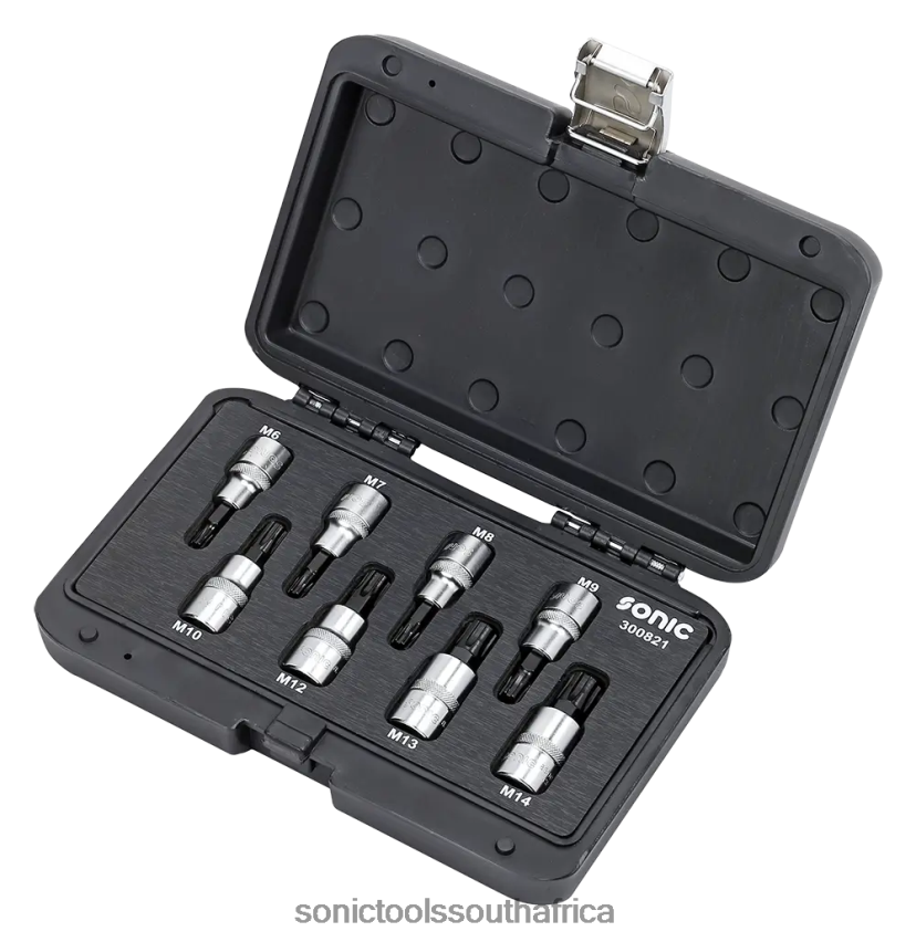 Latest ZA Sonic Bit Socket Ribe Set 1/2" 8Pcs Bmcs FBR4D285