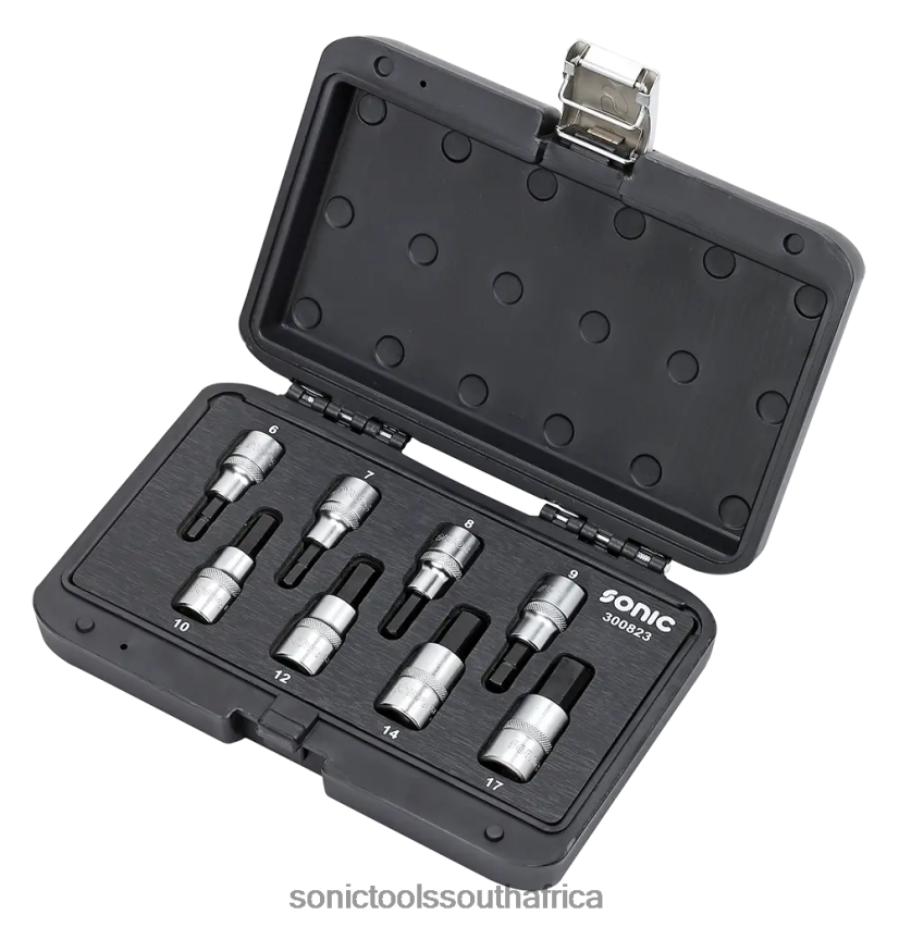 Practical ZA Sonic Bit Socket Hex Set 1/2" 8Pcs Bmcs FBR4D283