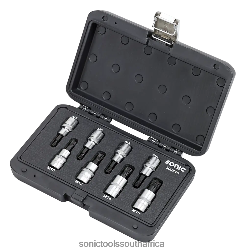 Reliable ZA Sonic Bit Socket Spline Set 1/2" 8Pcs Bmcs FBR4D288