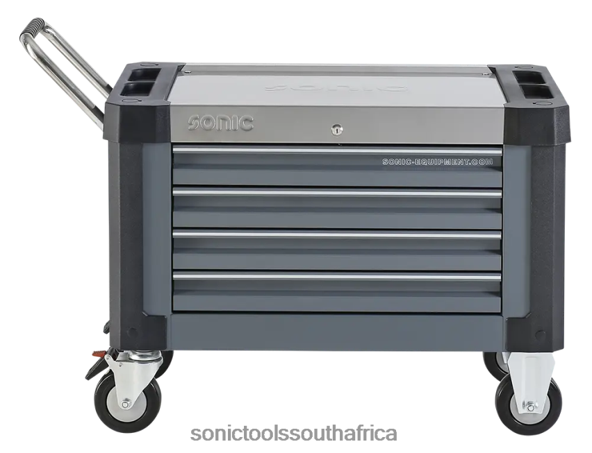 Classic ZA Sonic Empty Topbox Trolley S9 4 Drawers Dark Grey (Ral7011) FBR4D182