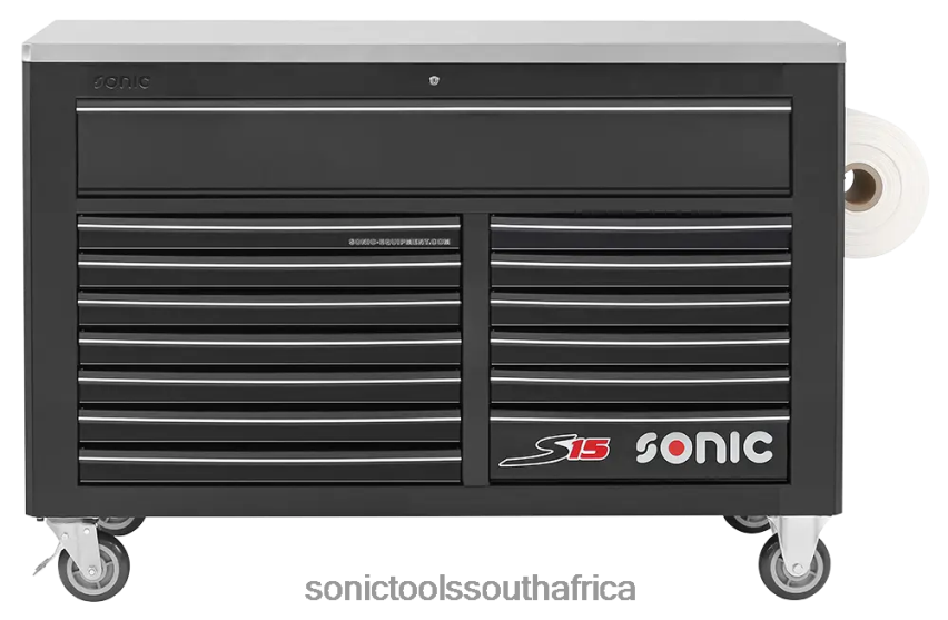 Classic ZA Sonic Empty Toolbox S15 14 Drawers Black FBR4D50