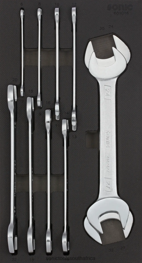 Classic ZA Sonic Double Open Wrench Set Sfs 1/3 10-Pcs FBR4D804