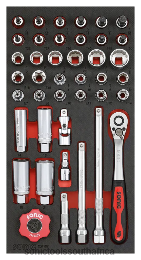 Practical ZA Sonic Bit Socket Set 3/8" (Sae) Sfs 1/3 41-Pcs FBR4D219