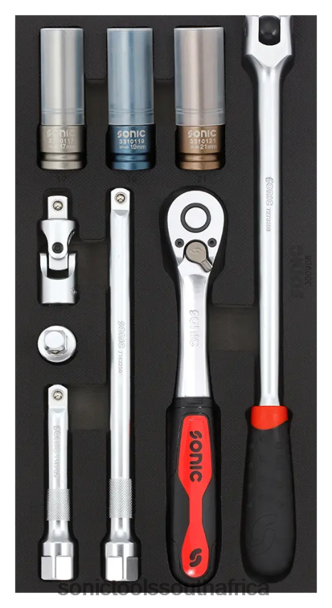 Reliable ZA Sonic Accessory Set 1/2" Sfs 1/3 9-Pcs FBR4D212