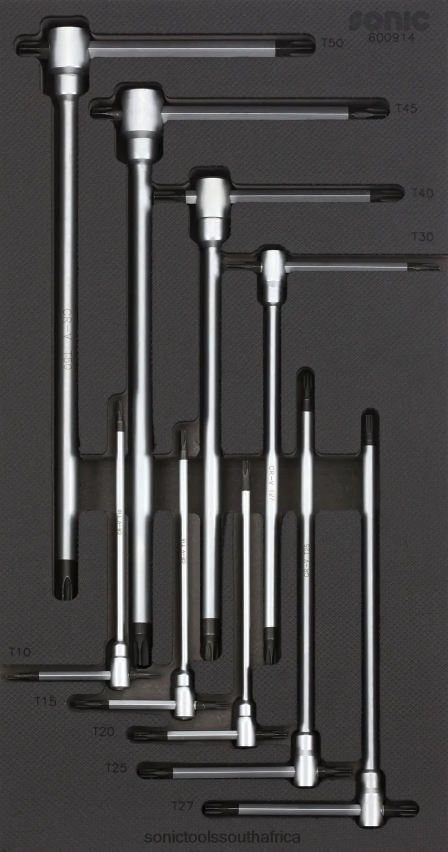 Reliable ZA Sonic Tx Key Set 3 Tip T-Handle Sfs 1/3 9-Pcs FBR4D834