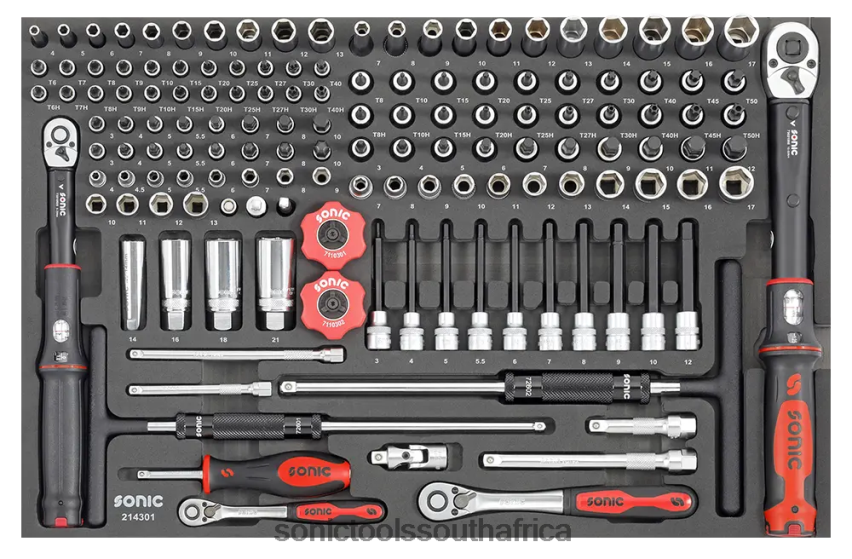 Classic ZA Sonic Combination Set 1/4" & 3/8" Sfs 143-Pcs (Motorcycle) FBR4D844