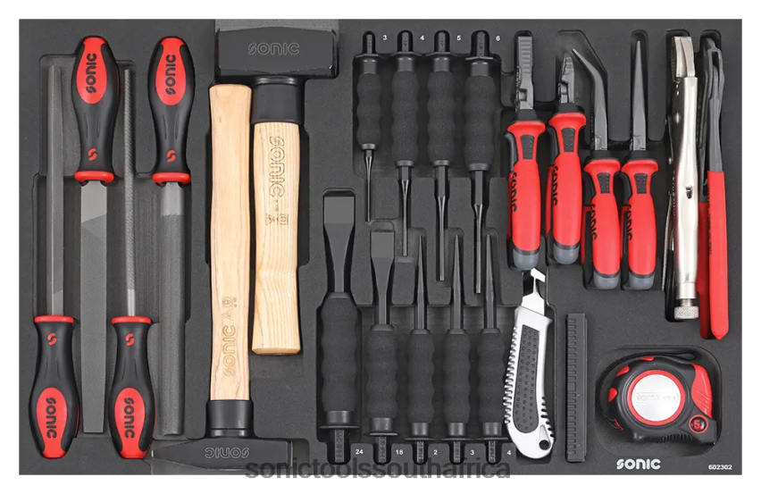 Practical ZA Sonic Chisel Hammer Pliers & File Set Sfs 23-Pcs FBR4D837