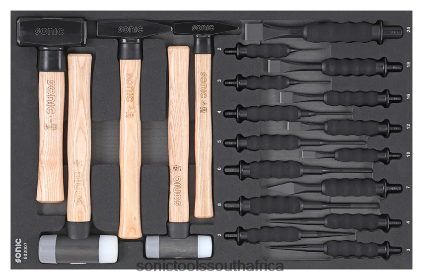 Practical ZA Sonic Chisel & Hammer Set Sfs 20-Pcs FBR4D231