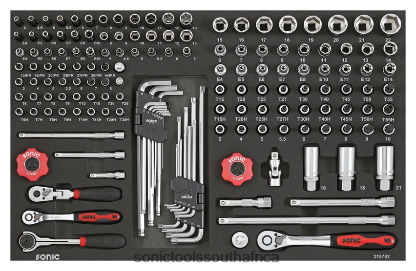 Reliable ZA Sonic Combination Set 1/4" & 3/8" Sfs 157-Pcs FBR4D846