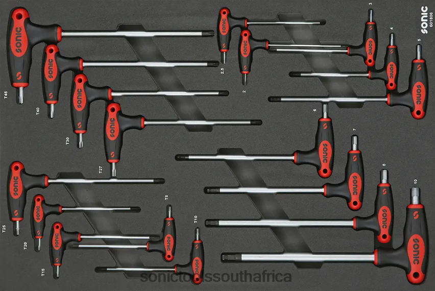 Reliable ZA Sonic Hex Ball Grip Key Set Sfs 18-Pcs FBR4D866