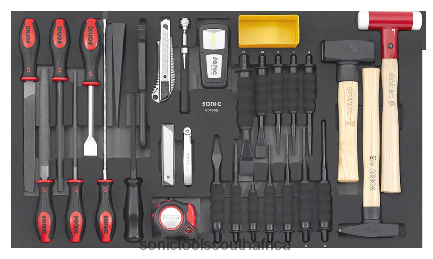 Classic ZA Sonic Ejumbo 49Pc Chisel & Hammer & Utility Tools Set (W/O 5Pc) FBR4D246