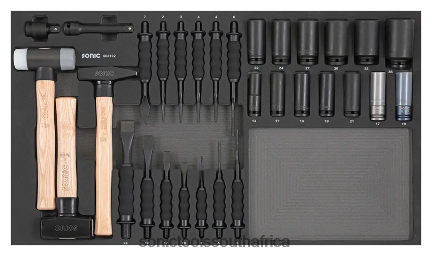 Latest ZA Sonic Chisel Hammer And Impact Set Sfs 31-Pcs FBR4D237