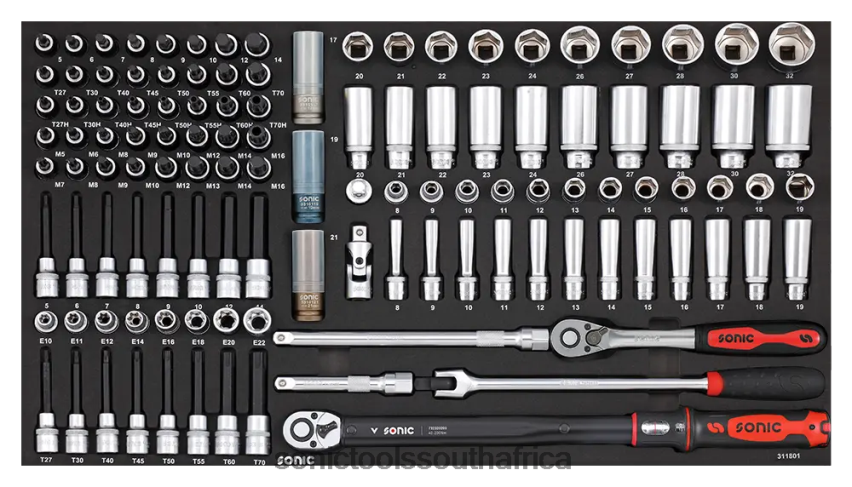 Practical ZA Sonic Socket Set 1/2" Sfs 118-Pcs FBR4D917