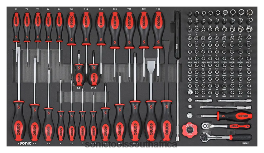 Reliable ZA Sonic Screwdriver And 1/4" Bit Socket Set Sfs 146-Pcs FBR4D910