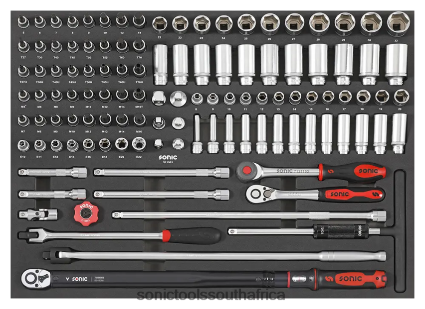 Classic ZA Sonic Combination Set 1/2" Sfs 115Pcs (Heavy Duty) FBR4D258