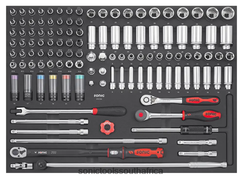 Classic ZA Sonic Meva 121Pc 1/2" Combination Set FBR4D262
