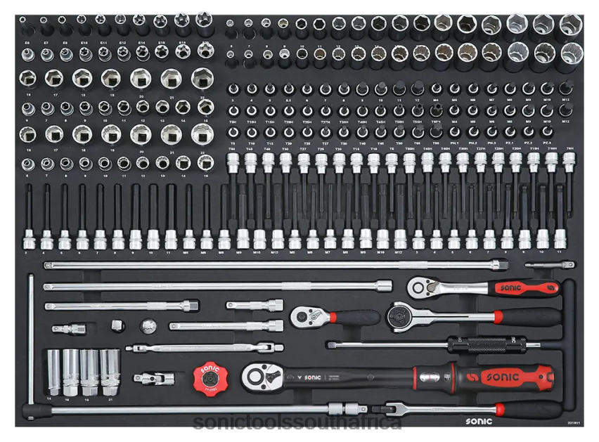 Latest ZA Sonic Combination Set 3/8" Sfs 218Pcs FBR4D257