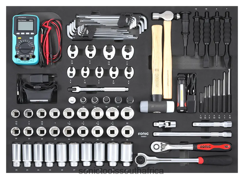 Reliable ZA Sonic Combination Set 1/2" Sfs 86-Pcs (Aviation) FBR4D260