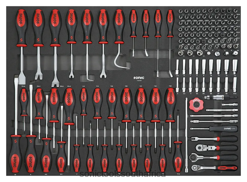Reliable ZA Sonic Screwdriver & 1/4" Bit Socket Set Sfs141-Pcs FBR4D926