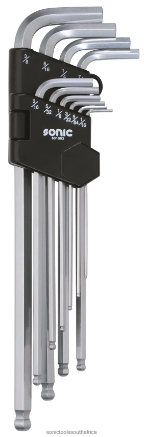 Classic ZA Sonic Hexagon Key Wrench Extra Long Set (Sae) 10-Pcs FBR4D354