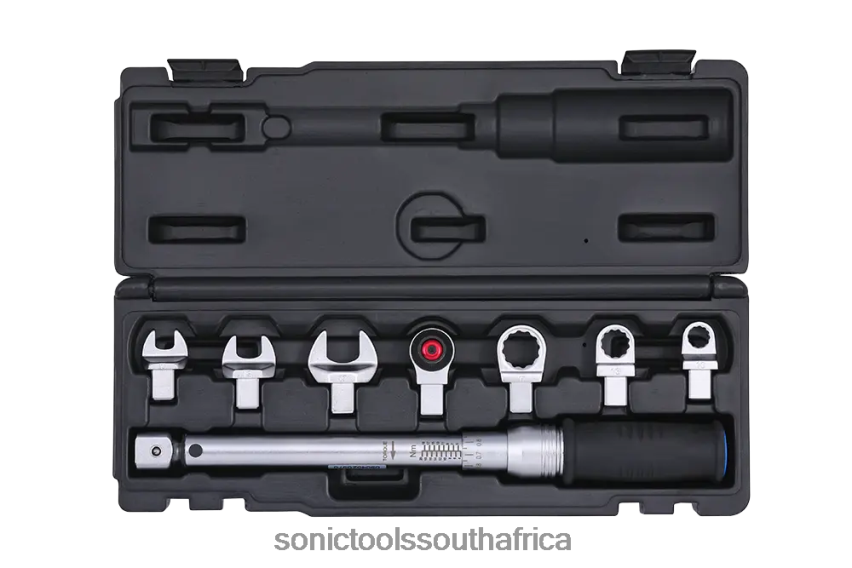 Latest ZA Sonic Torque Wrench Set Exchangeble Head 9X12 Ring+Open 4-20N 8-Pc FBR4D361