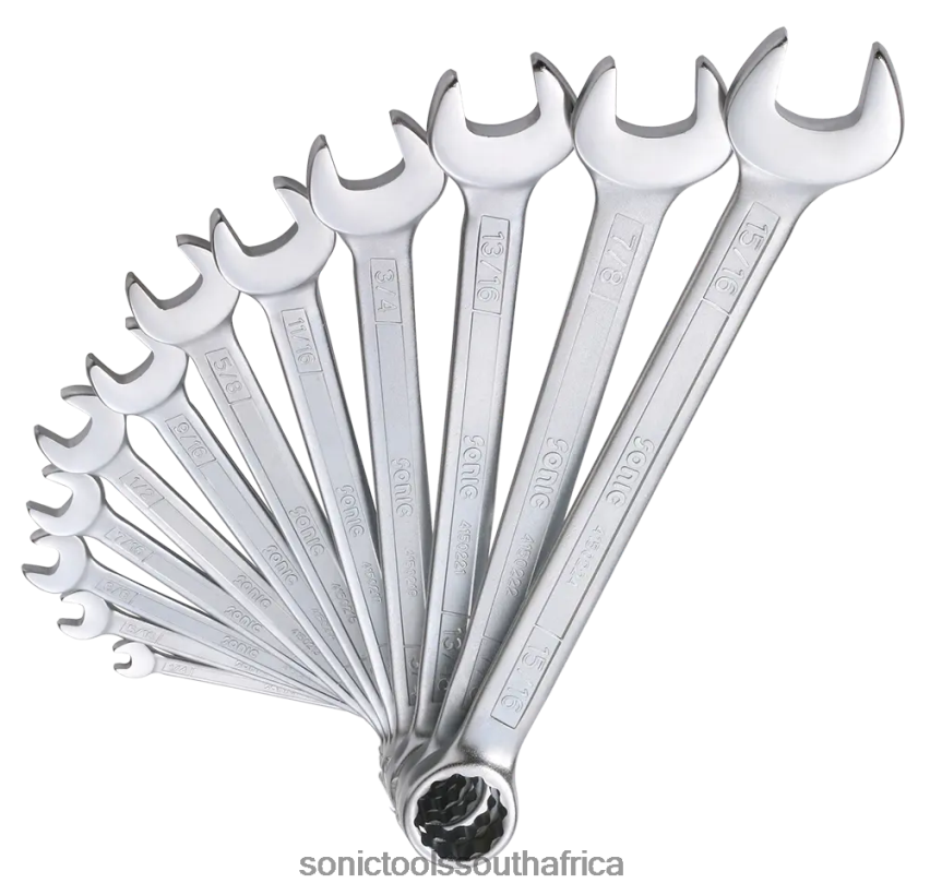 Latest ZA Sonic Combination Wrench Set (Sae) 12-Pcs FBR4D337