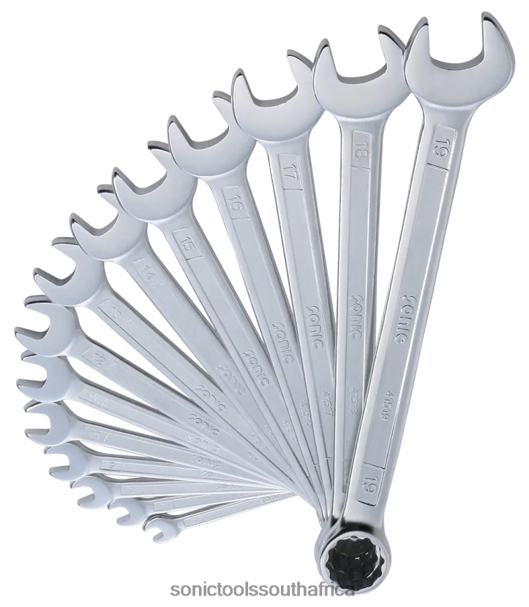 Practical ZA Sonic Combination Wrench Set In Pouch 14-Pcs FBR4D339