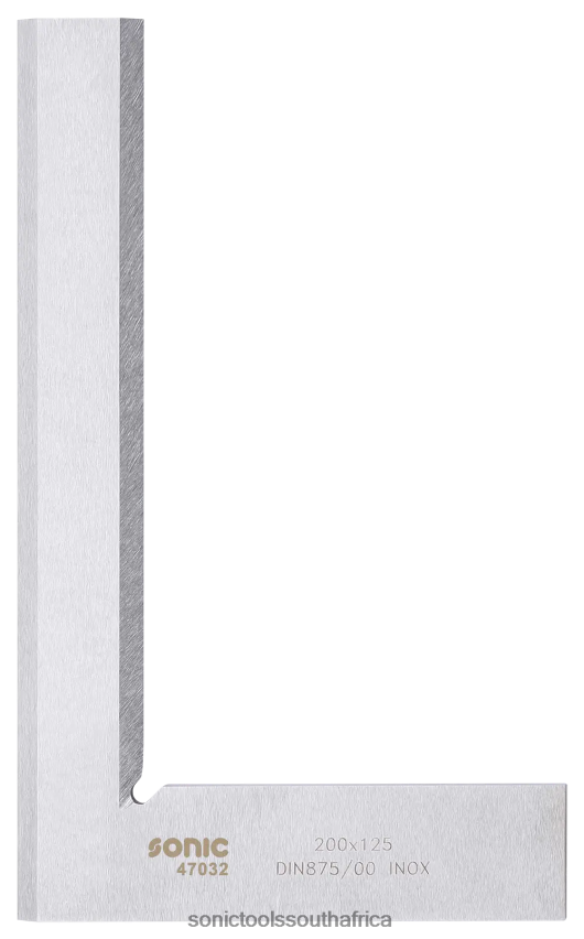 Latest ZA Sonic Stainless Square Ruler 200X125Mm FBR4D1123