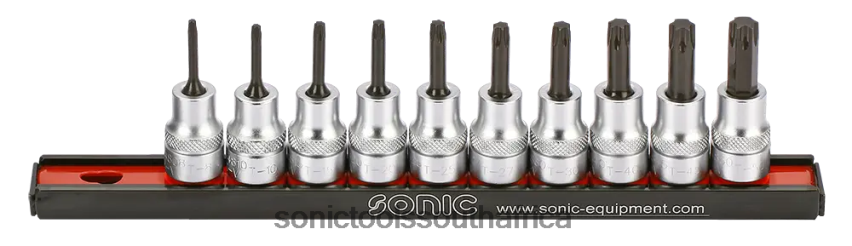 Classic ZA Sonic Bit Socket Set 3/8" Tx On Rail 10-Pcs FBR4D2156