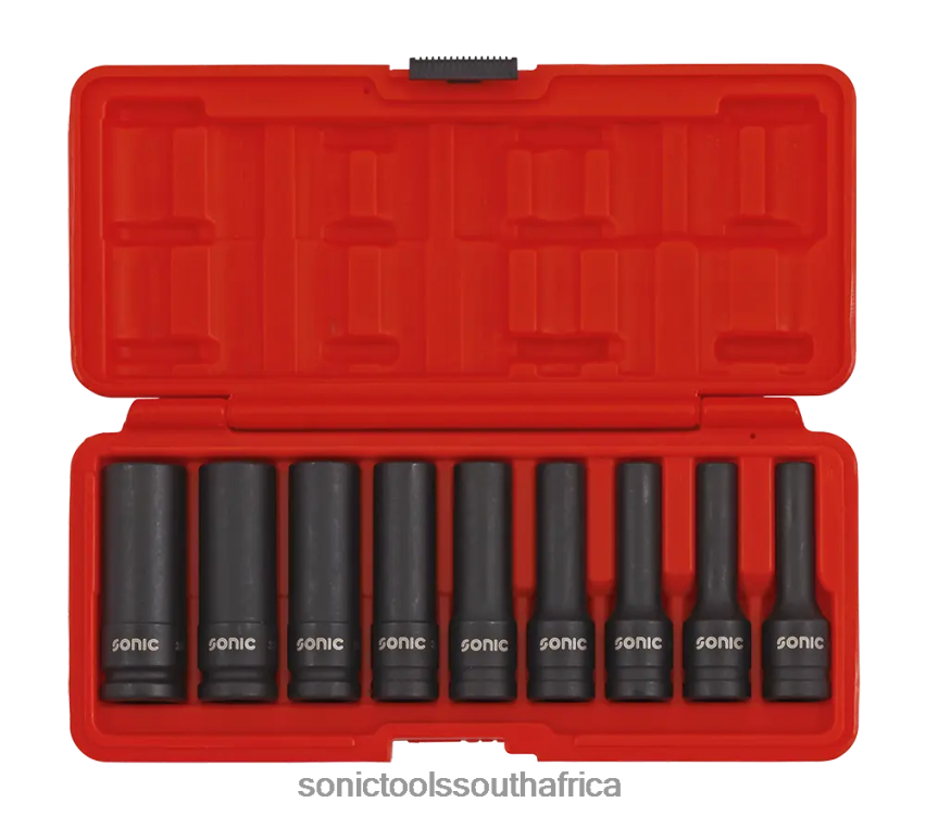 Classic ZA Sonic Impact Deep E Socket Set 1/2" 9-Pcs FBR4D590