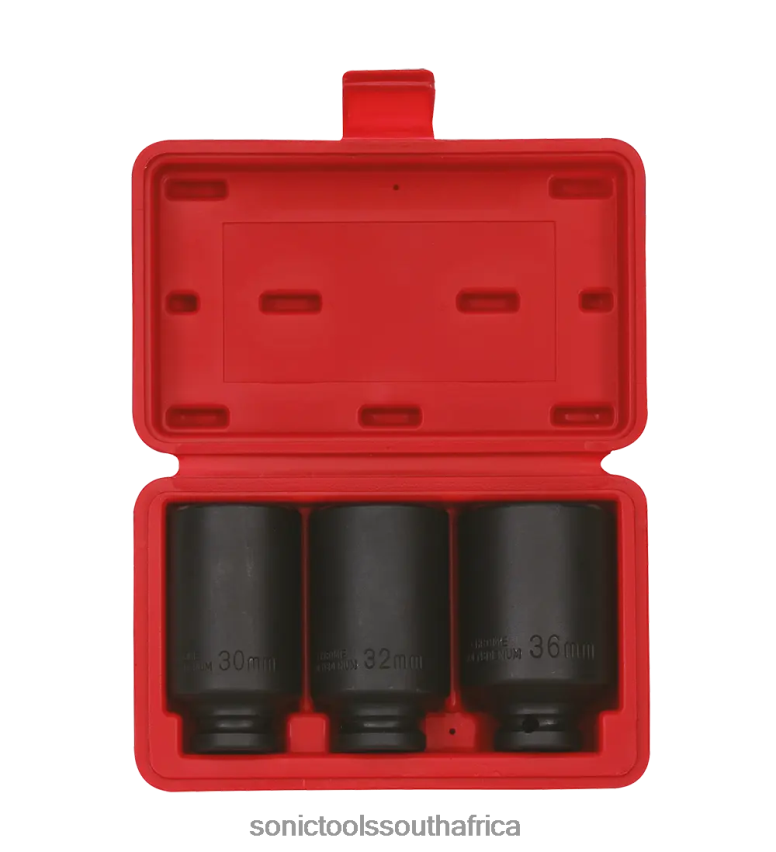 Practical ZA Sonic Hub Nut Impact Socket Set 1/2" 12-Pt. 3-Pcs. FBR4D587