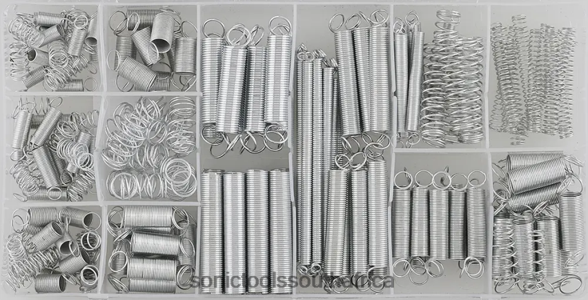 Reliable ZA Sonic Assortment Of Tensile And Compression Springs 200Pcs FBR4D460