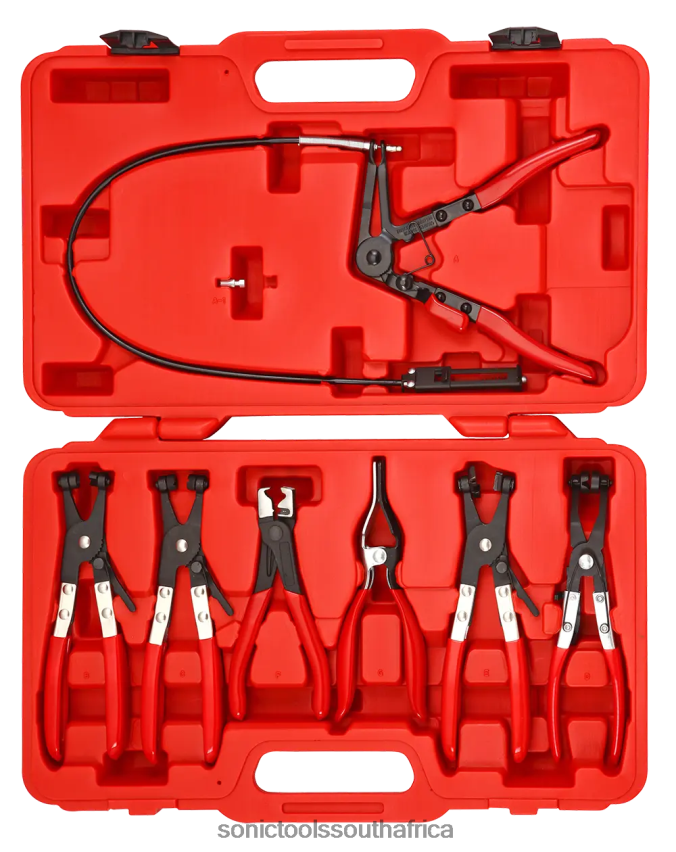 Practical ZA Sonic Hose Clamp Pliers Set 7-Pcs. FBR4D611