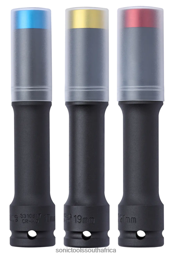 Classic ZA Sonic Wheel Socket Set 1/2" 6Pt. With Ring 150Mml 3-Pcs FBR4D702